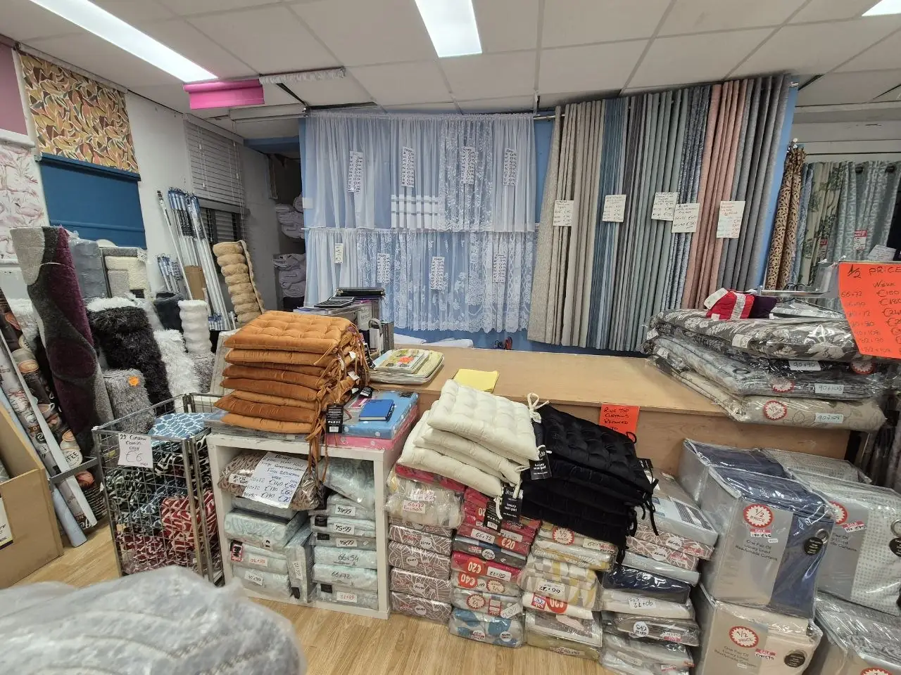 The back of the shop