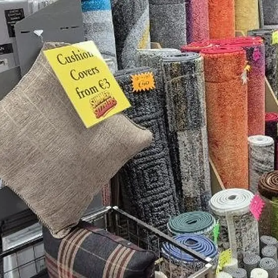 Rolled rugs